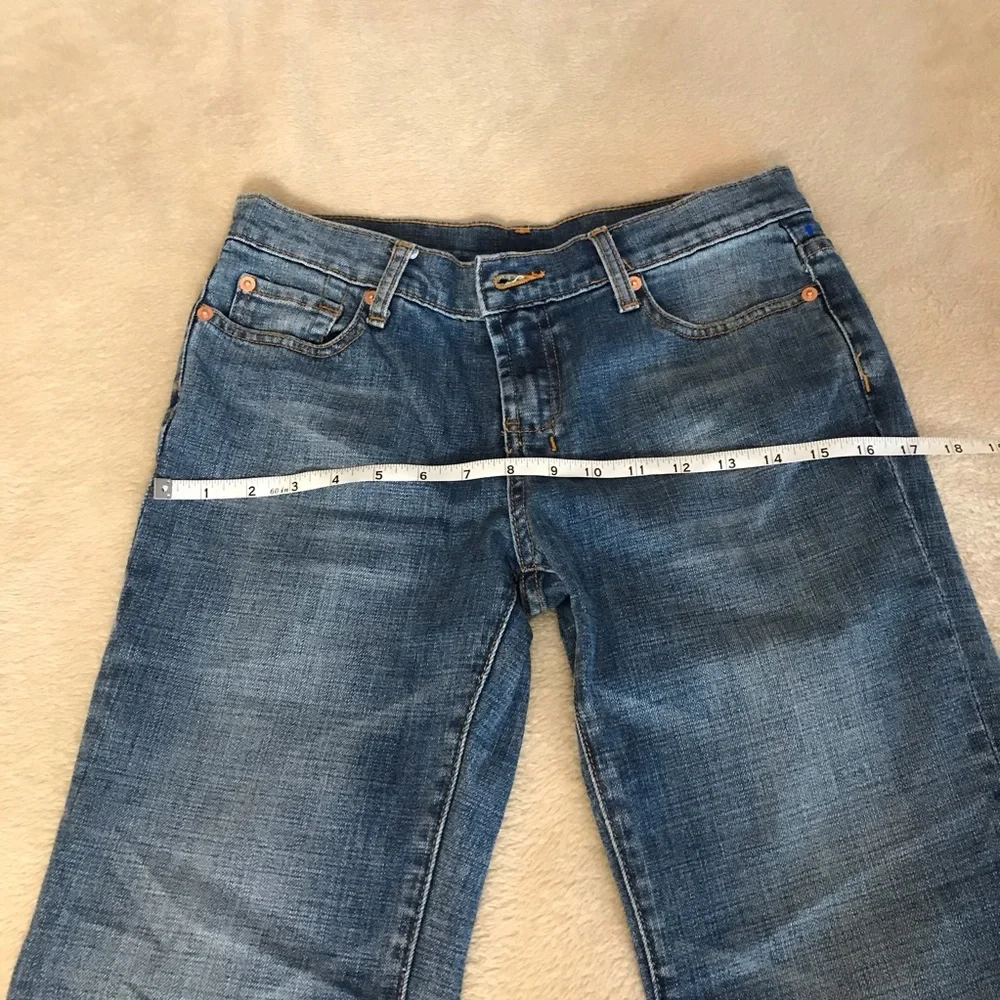Willi Smith Wide Leg Blue Jeans - Size 4 - Picture 8 of 11